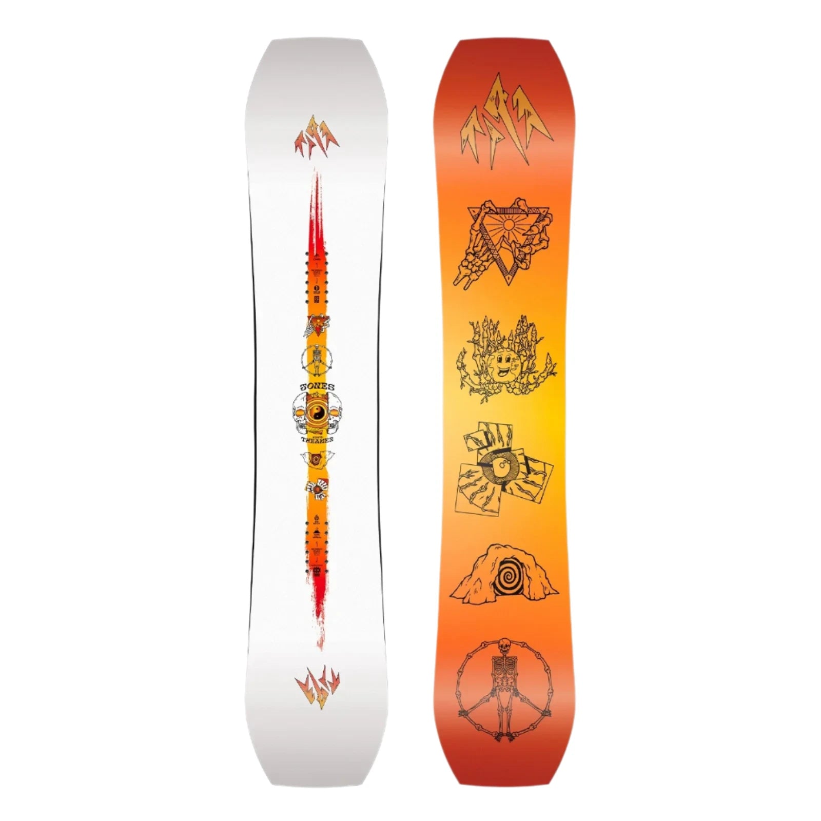 Jones Tweaker Snowboard 2025 - All-Mountain Freestyle Snowboard for Men & Women | Perfect for Park, Powder & Freeriding | Durable Construction for High Performance