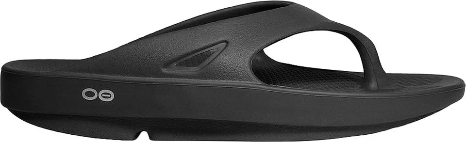 OOFOS Unisex Original Recovery Sandals - Black | Comfortable Arch Support for Men & Women | Perfect for Post-Workout, Beach & Everyday Wear