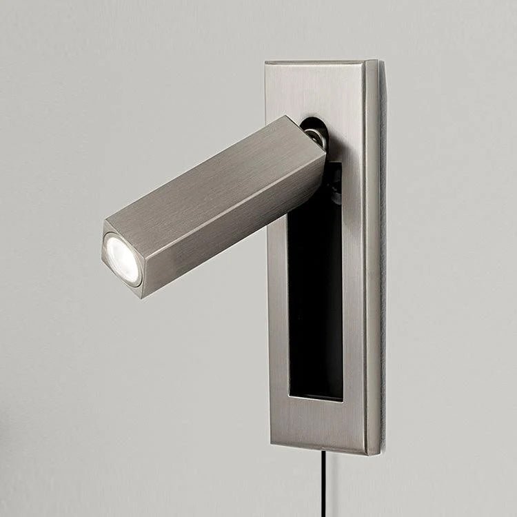 Wall Mounted Plug-in Bedside Sconce Light - Modern Reading Lamp for Bedroom, Nursery & Dorm Room - Perfect Night Light for Cozy Reading & Relaxation