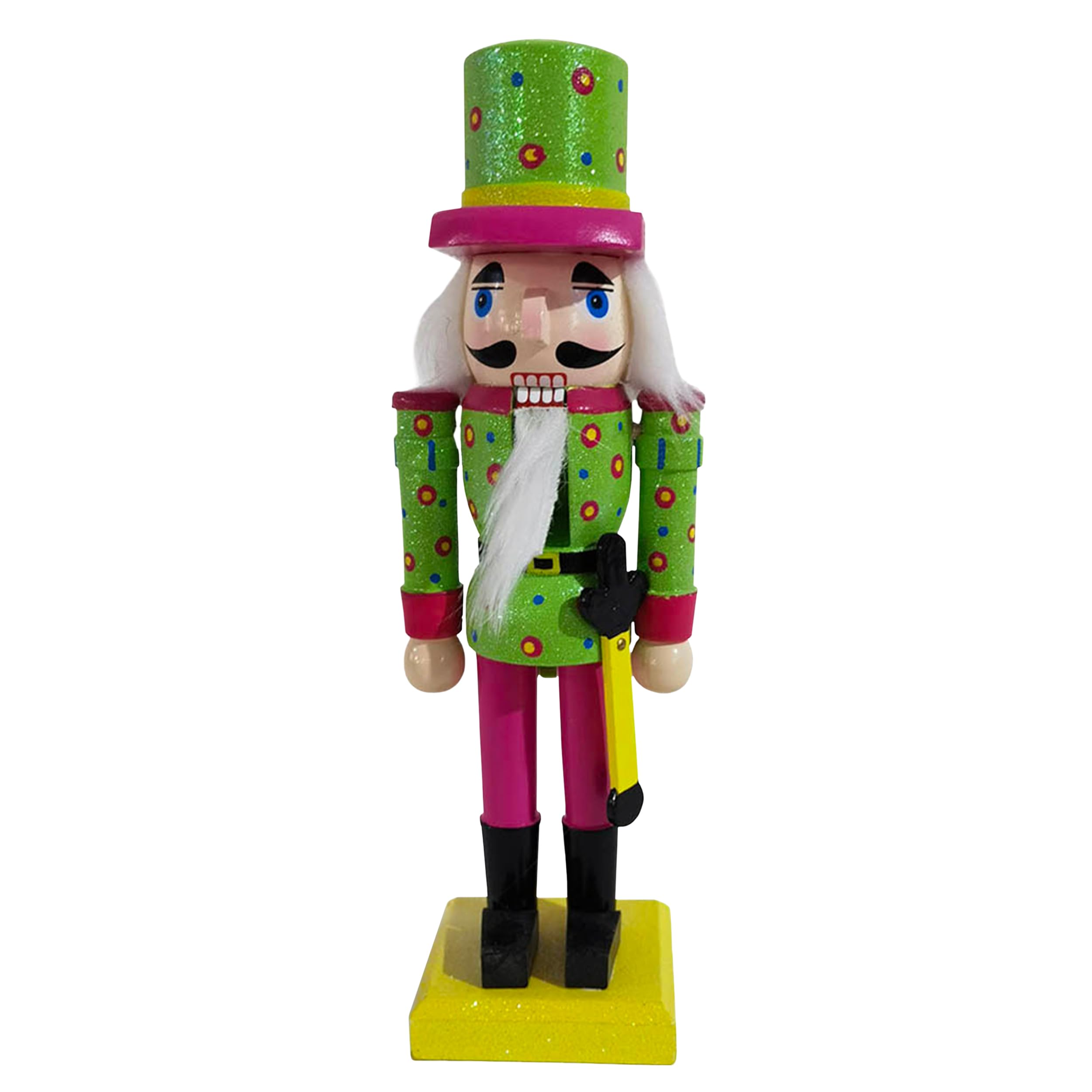 Groovy Wooden Nutcracker Ballet Figure - 10 Inch Christmas Decor for Holiday Gifts & Home