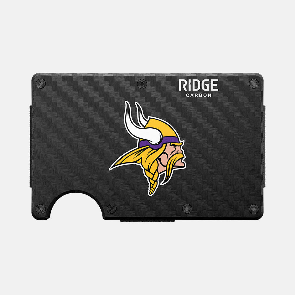 Minnesota Vikings Carbon Fiber 3K Car Accessories - Stylish Steering Wheel Cover & Interior Trim Kit for NFL Fans | Perfect for Game Day & Road Trips