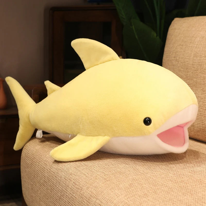 55/70/120cm Giant Whale Plush Toy - Soft Stuffed Animal Shark Pillow for Kids & Children | Cute Sleeping Cushion, Nursery Decor, Birthday Gift, Cuddle Companion for Bedtime & Playtime