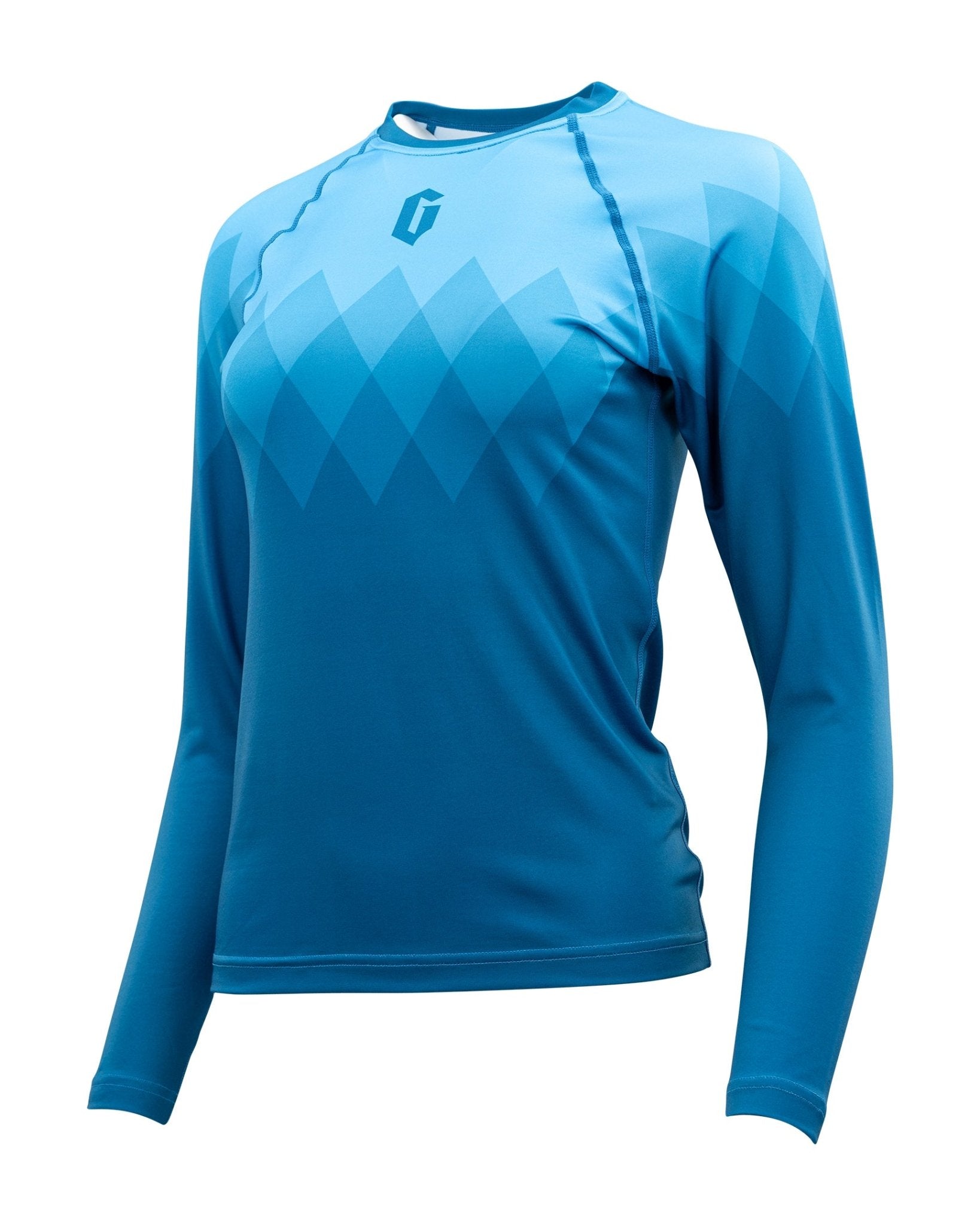 Gameness Women's Eco-Friendly Long Sleeve Rash Guard - UPF 50+ Sun Protection for Surfing, Swimming & Water Sports