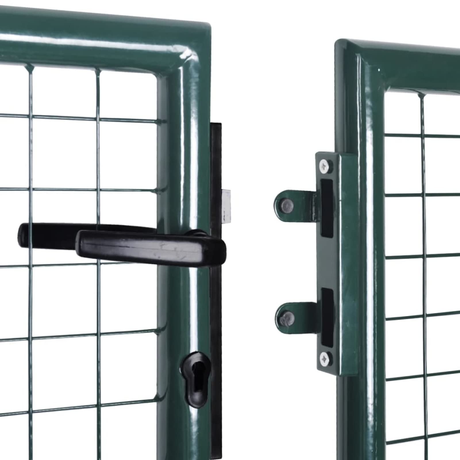 Metal Garden Fence Outdoor Decorative Steel Fencing for Yard - 120.5
