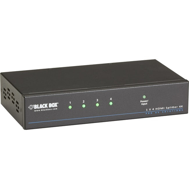 1X4 4K HDMI Splitter 4 Port 60Hz HDR High Speed Cable - for Home Theater, Gaming, and Multi-Screen Presentations