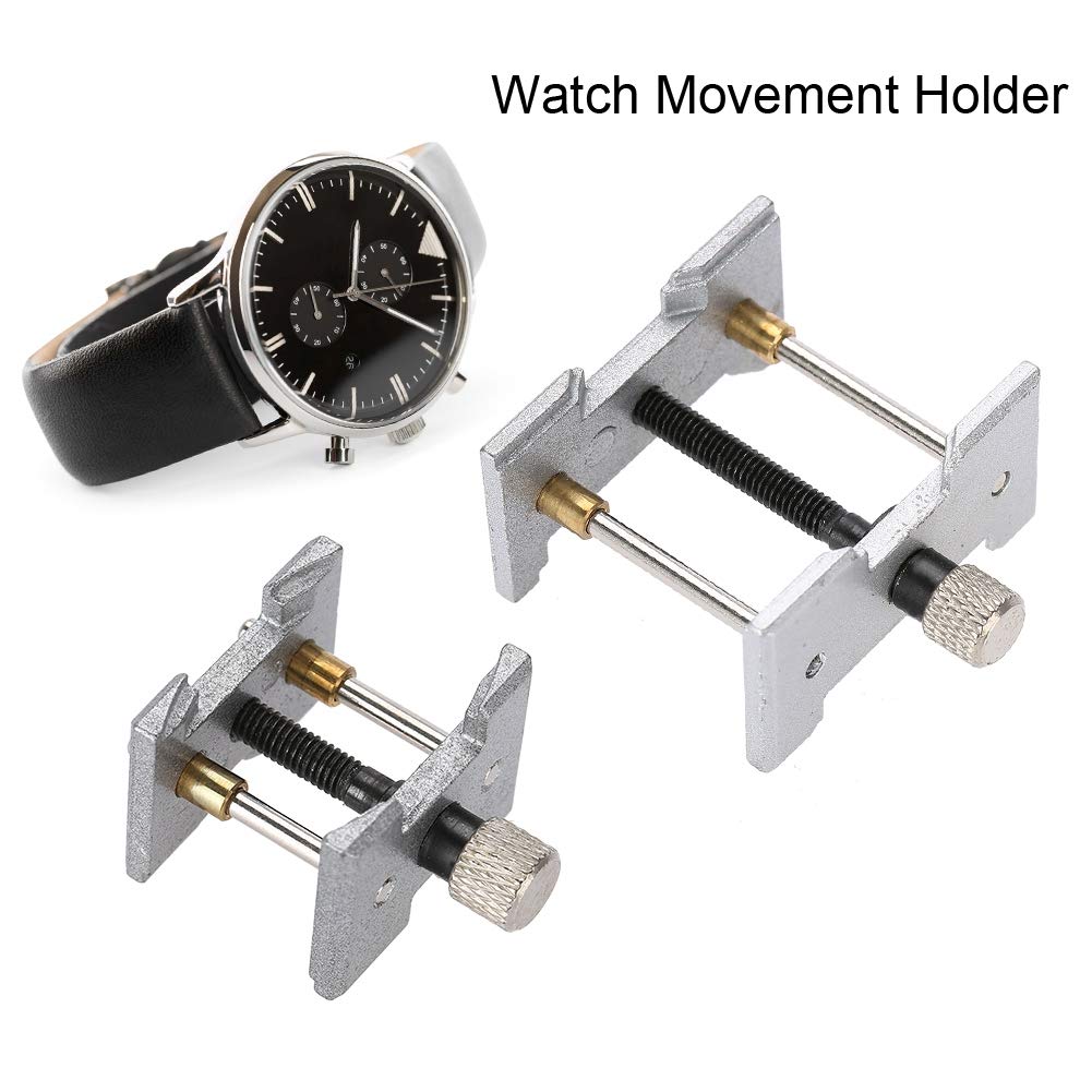 EVTSCAN 2-in-1 Watch Movement Clamp & Wristwatch Case Repair Tool - Premium Chrome Vanadium Steel for Watch Repair, Jewelry Making & DIY Crafts - Perfect for Watchmakers, Jewelers & Hobbyists