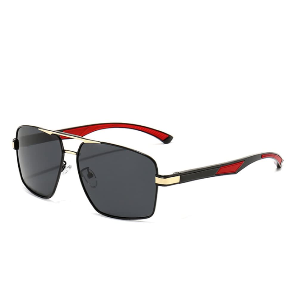 Polarized Aluminum Men's Sunglasses with Mirror Coating - UV Protection, Lightweight & Durable for Outdoor Sports, Driving & Beach Activities