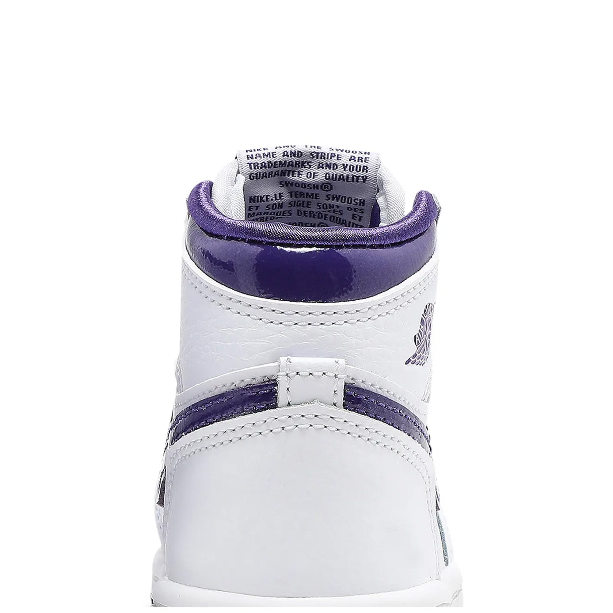 Air Jordan 1 Retro High 'Court Purple' TD Sneakers (2021) - Men's Basketball Shoes for Streetwear & Casual Fashion