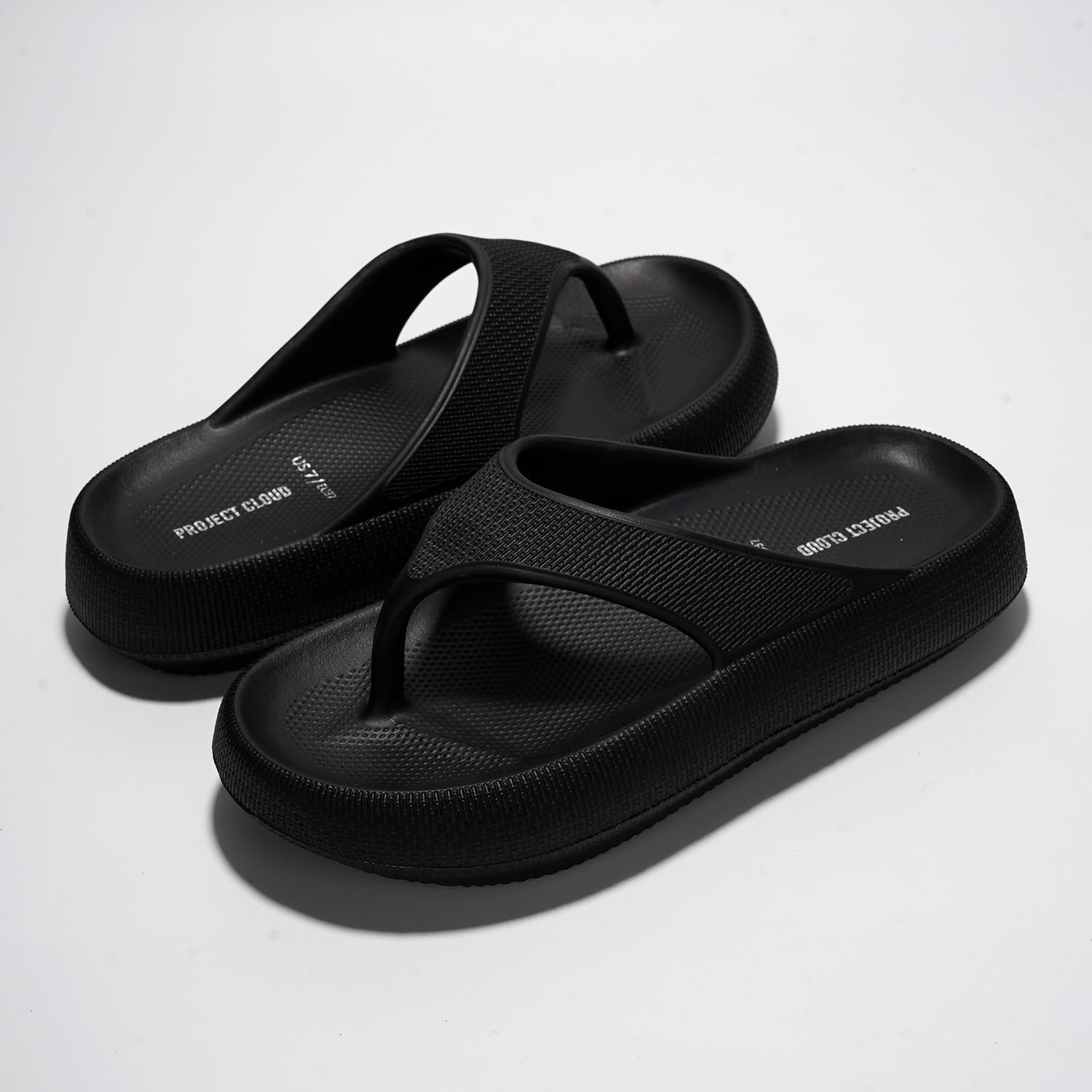 **Non-Slip Women's Water Sandals - Comfortable Recovery Flip Flops for Beach, Pool & Home | Pillow Cushion Slippers for Relaxation & Post-Surgery Support**    *(Use for: Beach vacations, poolside lounging, post-workout recovery, post-surgery comfort, and cozy home relaxation.)*