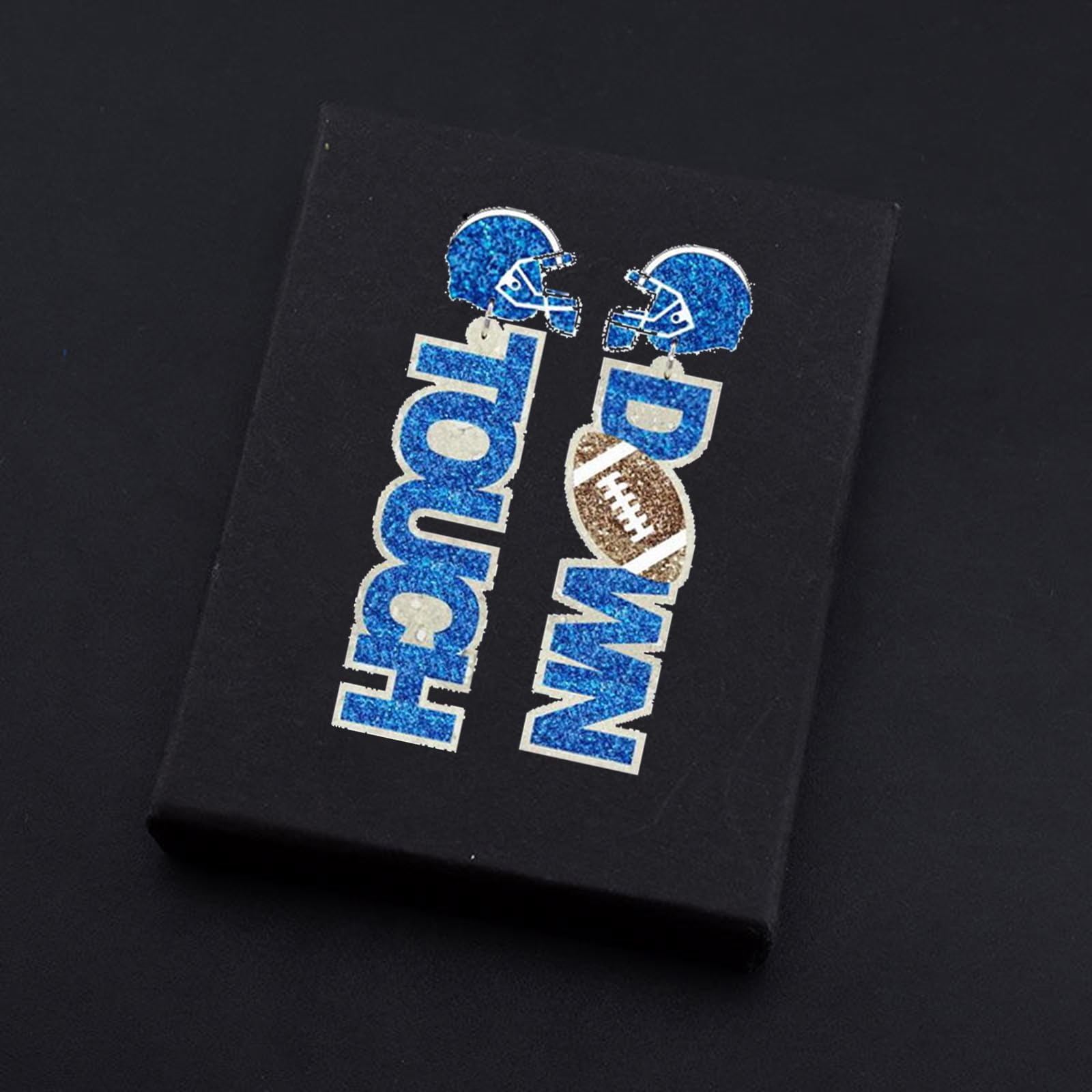 Stylish Acrylic Football Earrings for Women – Perfect Game Day Accessories & Sports Lover Gifts | Wear to Football Games, Tailgates & Team Parties