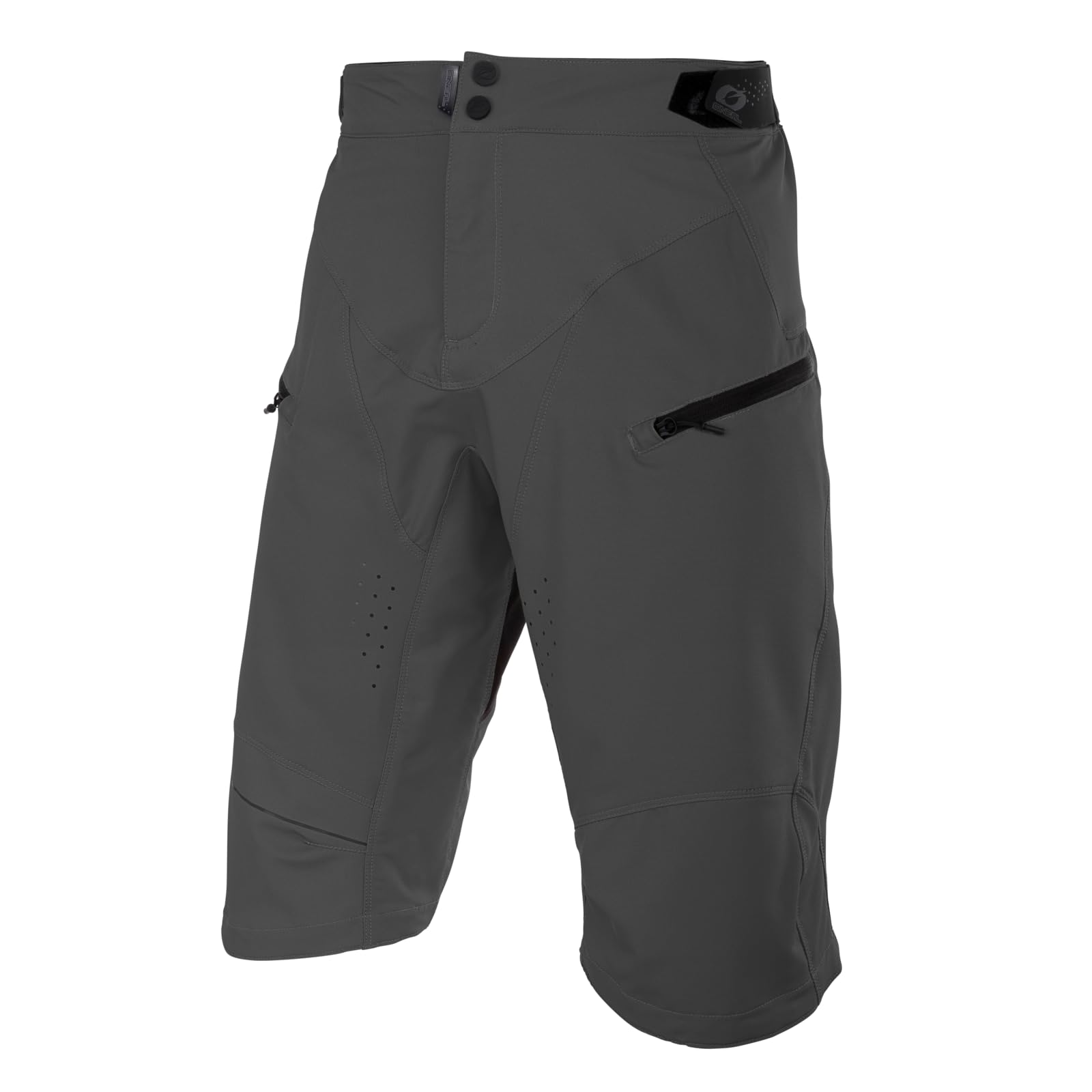 O'Neal Rockstacker Men's Bicycle Shorts - Gray Size 30 | Breathable & Comfortable Cycling Shorts for Mountain Biking & Road Cycling | USA Made
