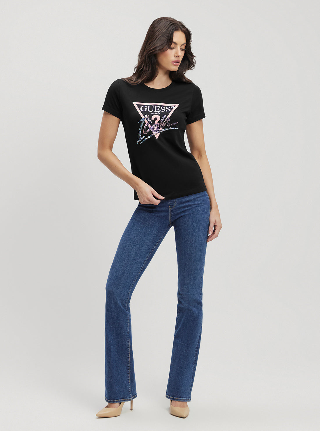 Eco-Friendly Black Icon Logo T-Shirt for Men & Women - Sustainable Cotton Casual Tee for Everyday Wear, Street Style & Gym Outfits