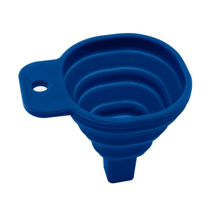 Premium Mini Collapsible Silicone Kitchen Funnel - Space-Saving Design for Baking, Cooking, Oil Pouring & Travel Camping Use