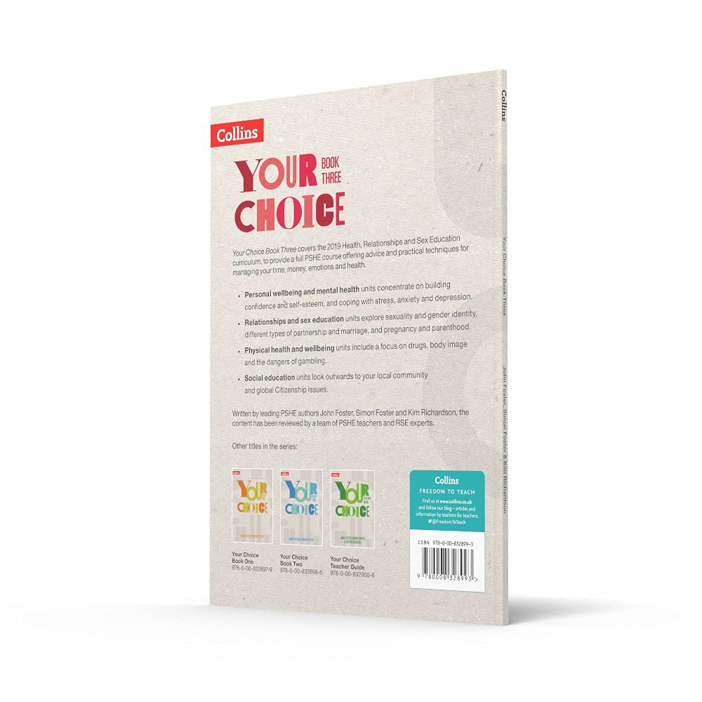 Student Book Three: Comprehensive PSHE Curriculum for Schools - Relationships, Sex & Health Education (Your Choice) | Perfect for Classroom Teaching & Student Learning