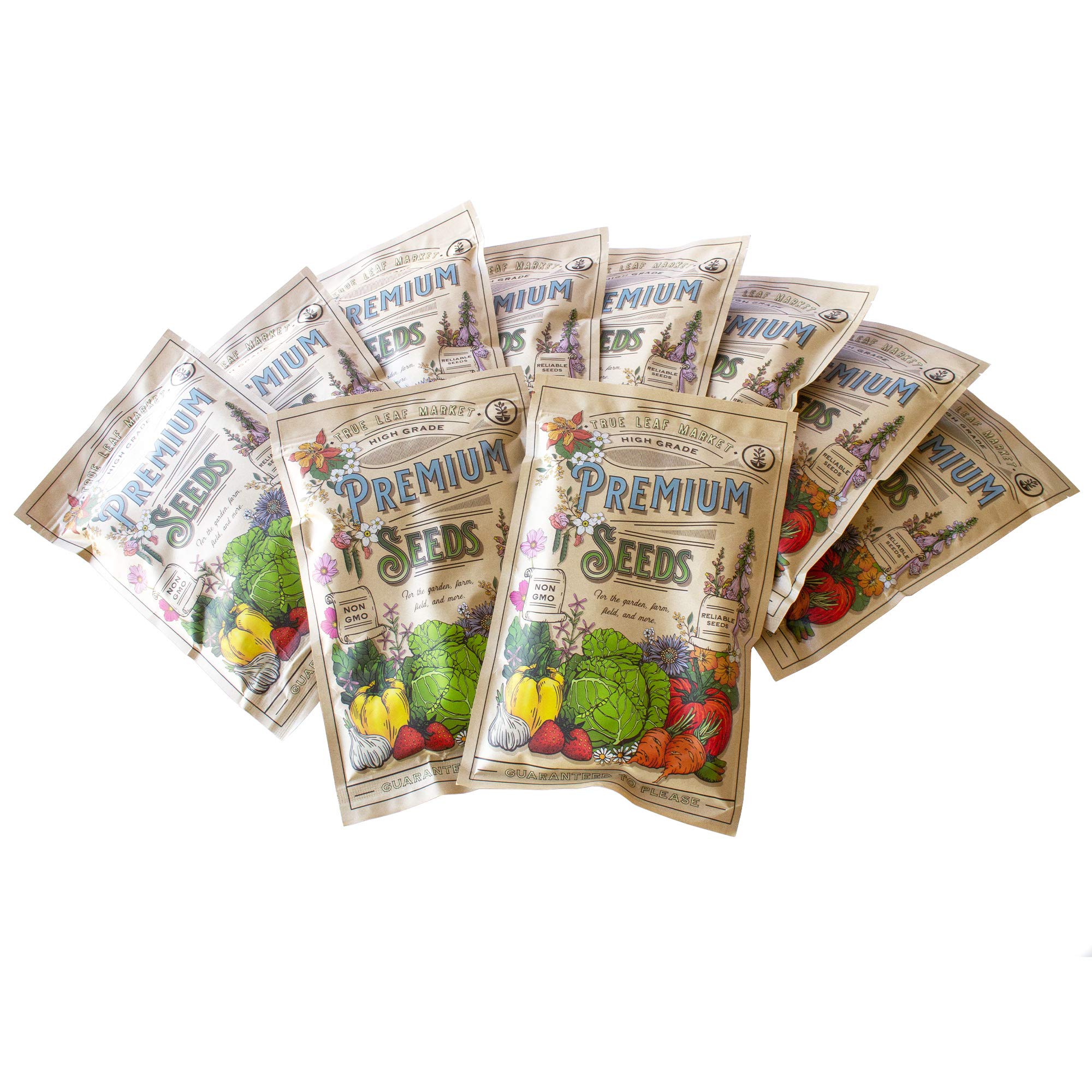 Organic Hard Red Wheat Sprouting Seeds - 10 Pre-Measured Bags (10 lbs) for 10