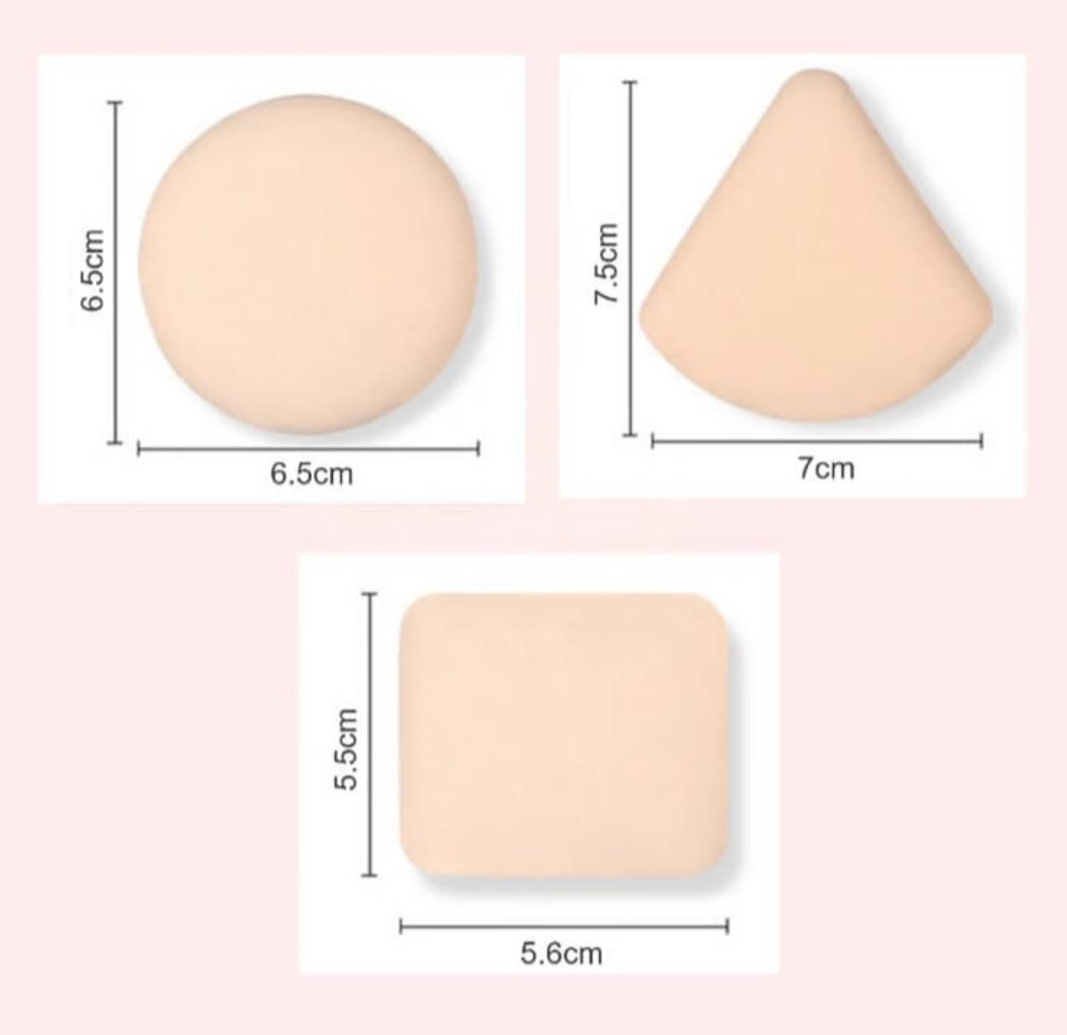Feelhigh 1 Clear Square Powder Puff Holder Case - Travel-Friendly Beauty Blender & Makeup Sponge Storage Box - Portable Cosmetic Puff Container for On-the-Go Touch Ups (Perfect for Travel, Gym & Daily Makeup Routine)