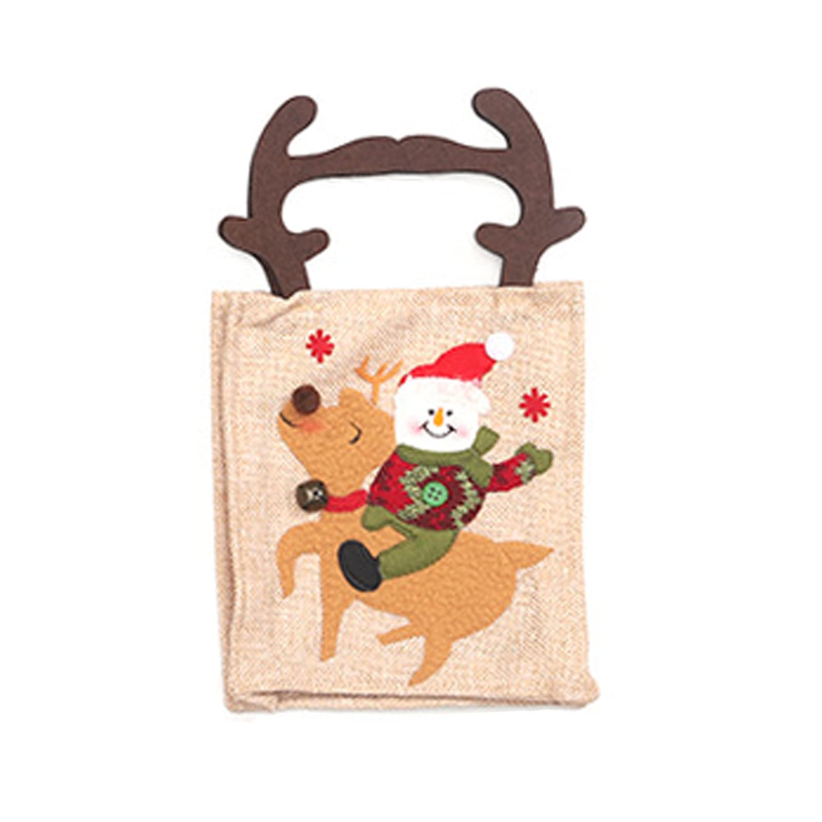 WskLinft Elk Pattern Gift Bags - Christmas & New Year Present Packaging for Kids | Perfect for Birthday Parties, Holiday Gifting & Special Occasions