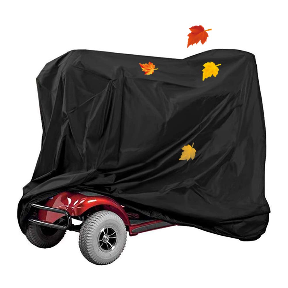 Durable Waterproof Mobility Scooter Cover with Elastic Hem - All-Weather Protection for Electric Scooters & Wheelchairs (55x26x36 Inches) - Ideal for Outdoor Storage & Tricycle/Four-Wheel Vehicle Protection