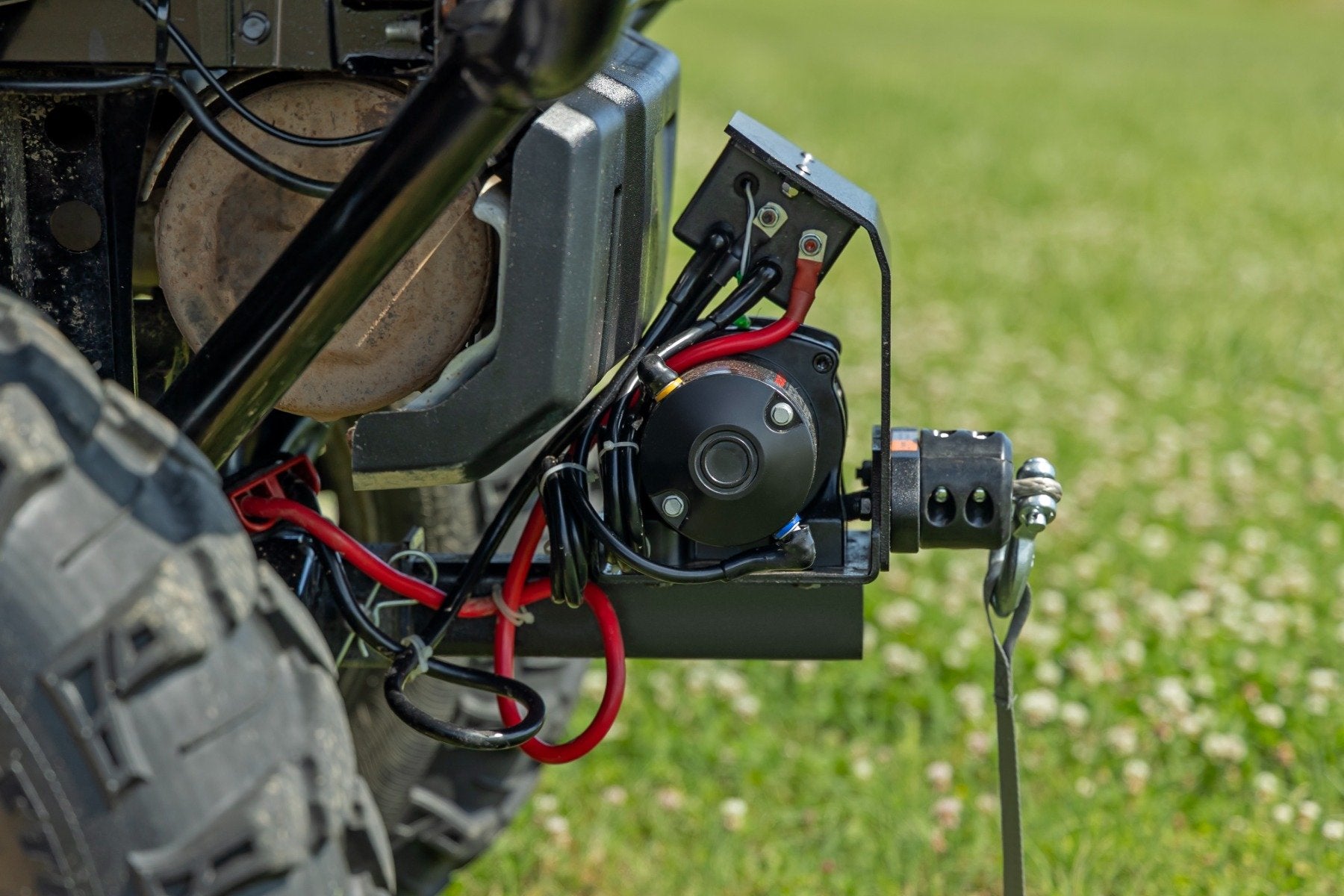 2 Receiver Winch Mount for UTVs - Universal Fit for Multiple Makes & Models (99086) | Heavy-Duty Off-Road Accessory for Trail Riding & Recovery