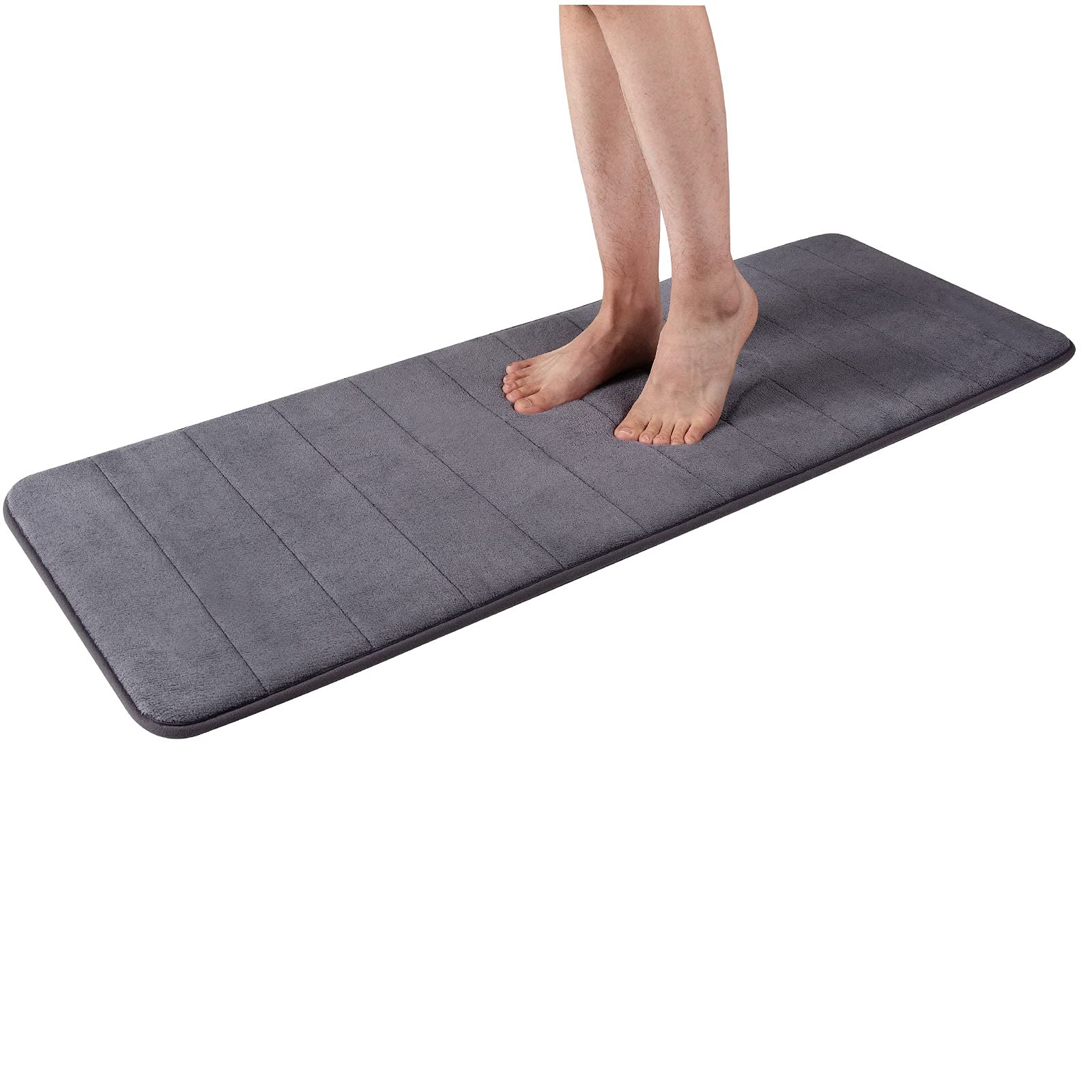 Premium Memory Foam Bath Mat - Super Absorbent Non-Slip Bathroom Rug (17