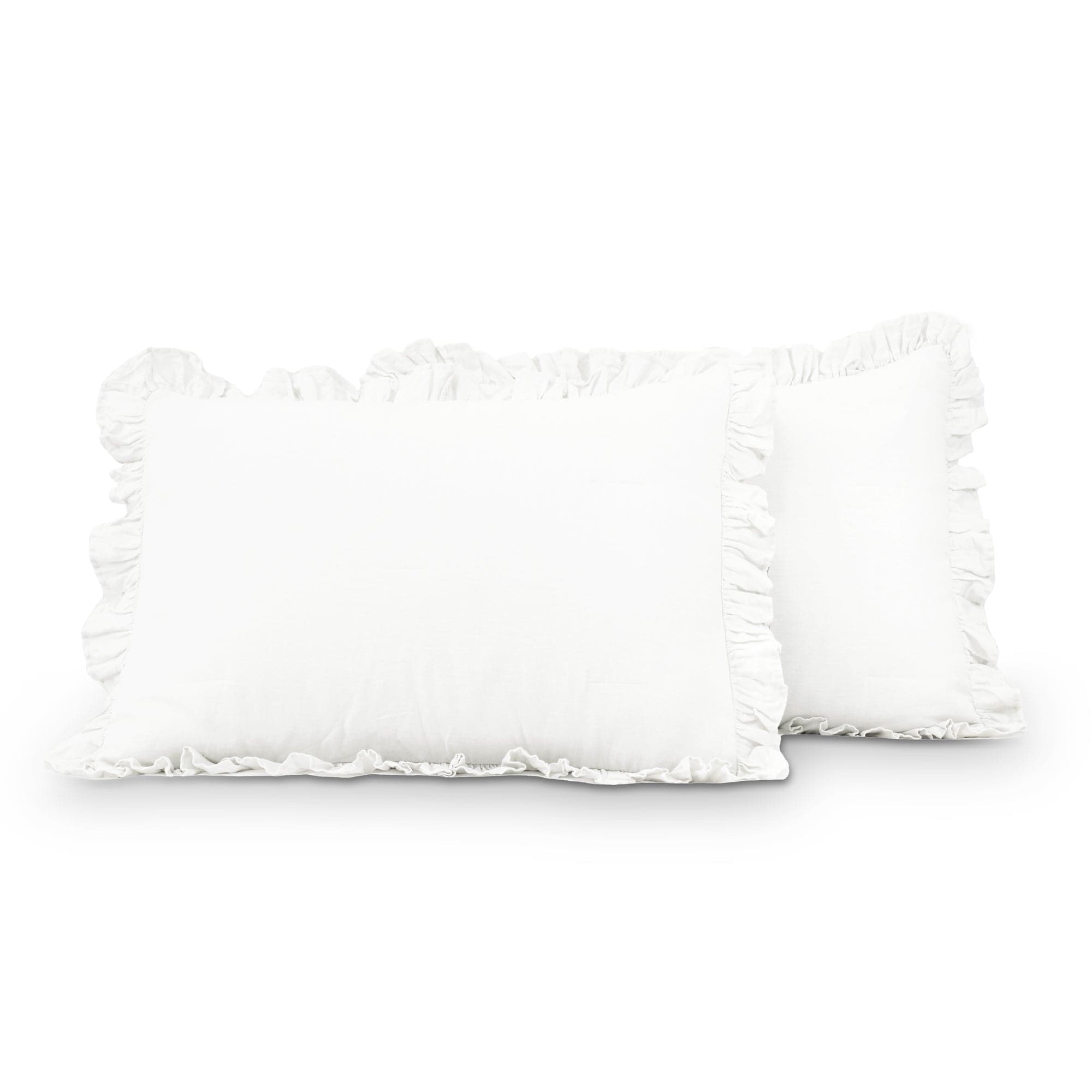 Premium Belgian Flax Linen & Cotton Blend Bedspread Set - 3 Piece Queen Size Luxury Bedding for Master Bedroom & Guest Room Decor