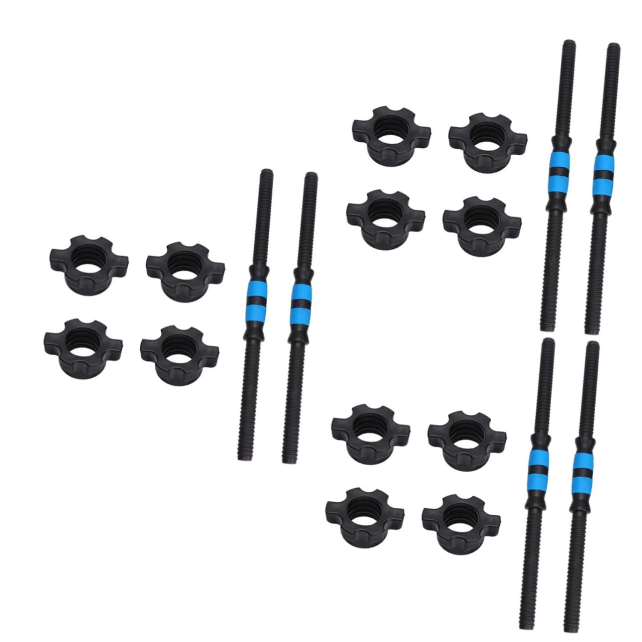 Adjustable PVC Dumbbell Bar with Fitness Con Vite Set - Perfect for Home Gym, Strength Training & Weightlifting Workouts