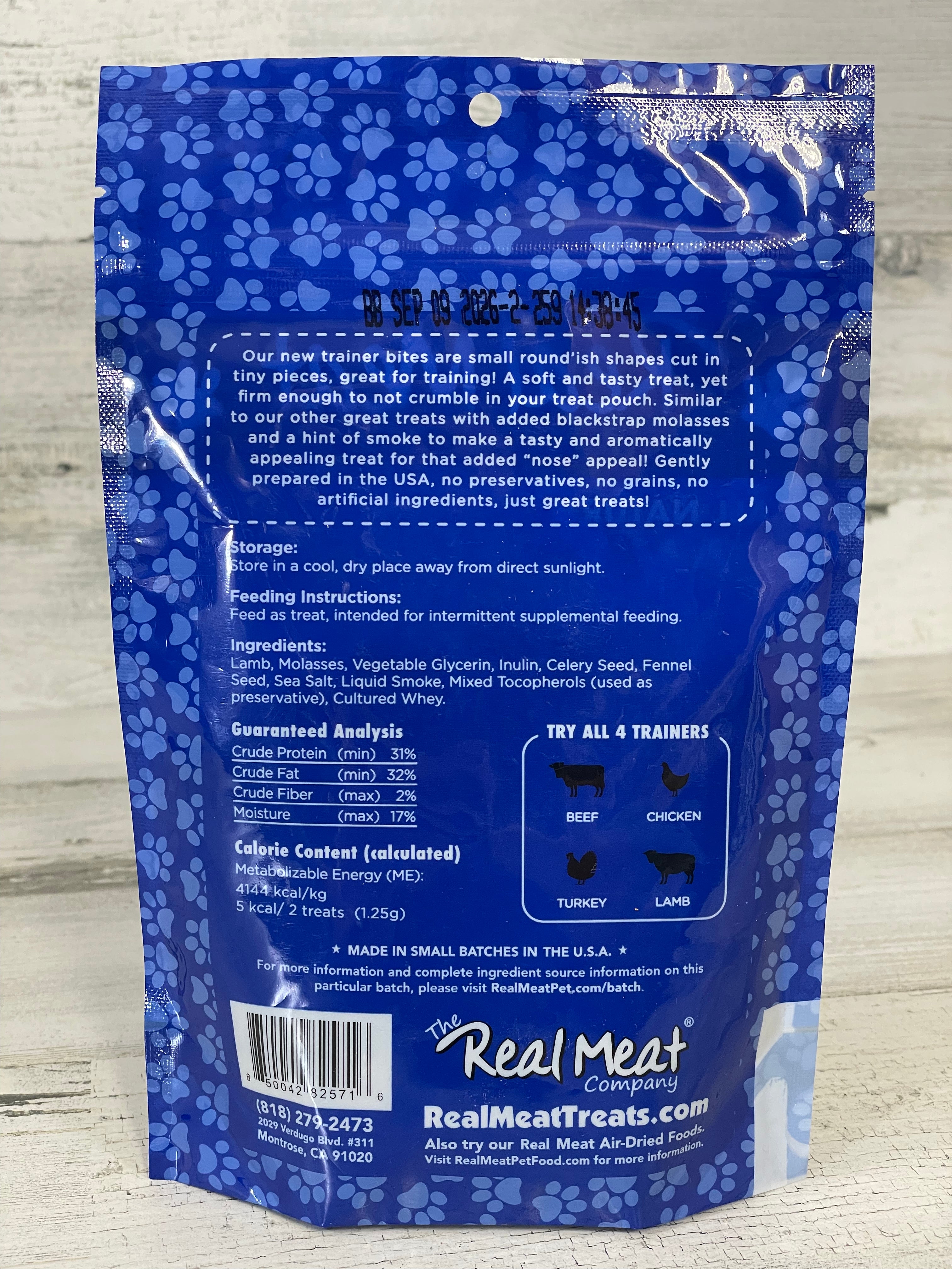 Premium Real Meat Lamb Training Treats for Dogs - High-Protein, Grain-Free Dog Rewards for Obedience & Agility Training - Perfect for Small, Medium & Large Breeds