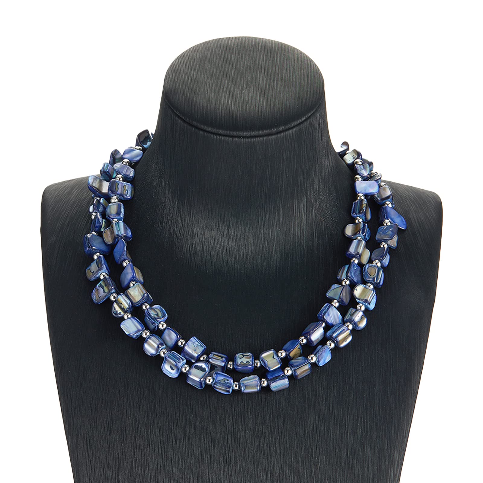 Boho Layered Shell Beaded Necklace - Handmade Colorful Beaded Choker for Women | Beach Vacation, Summer Festival & Boho Chic Outfit Jewelry Accessory