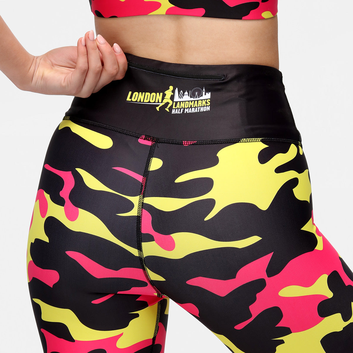 LLHM Camouflage Capri Pants for Women - Outdoor Hiking, Camping & Casual Wear - Lightweight Quick-Dry Active Leggings