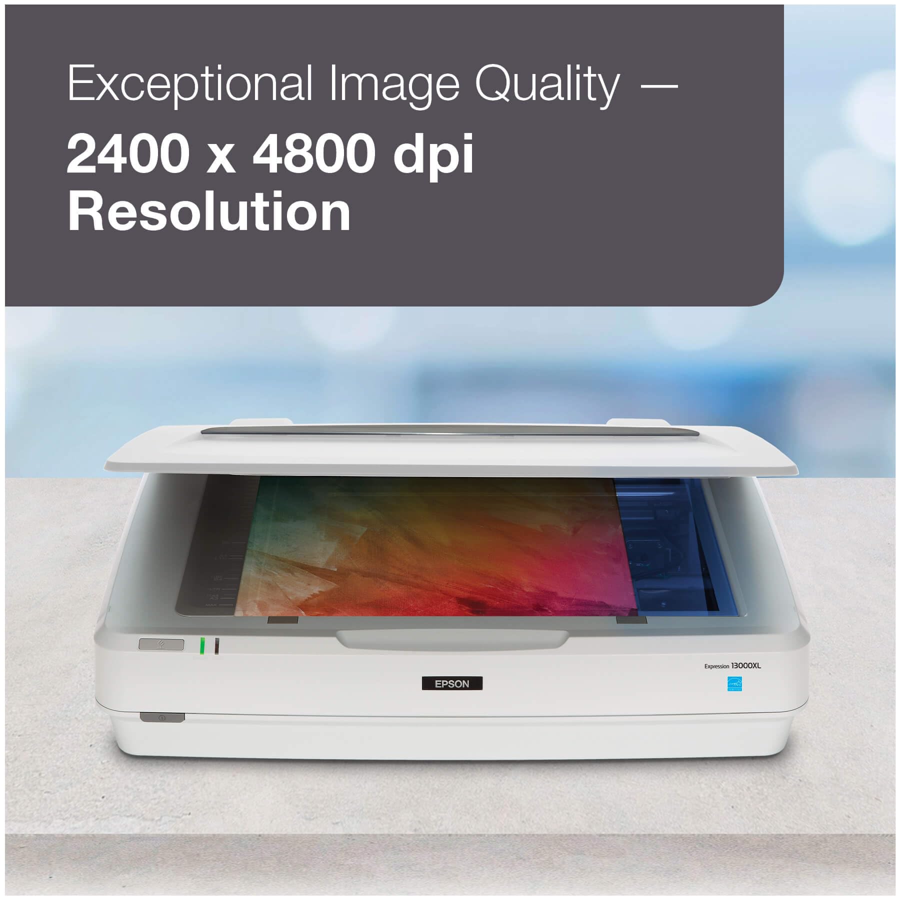 Epson Expression 13000XL High-Resolution Flatbed Scanner for Archival Photos & Graphics | Perfect for Professional Photography, Document Digitizing & Graphic Design
