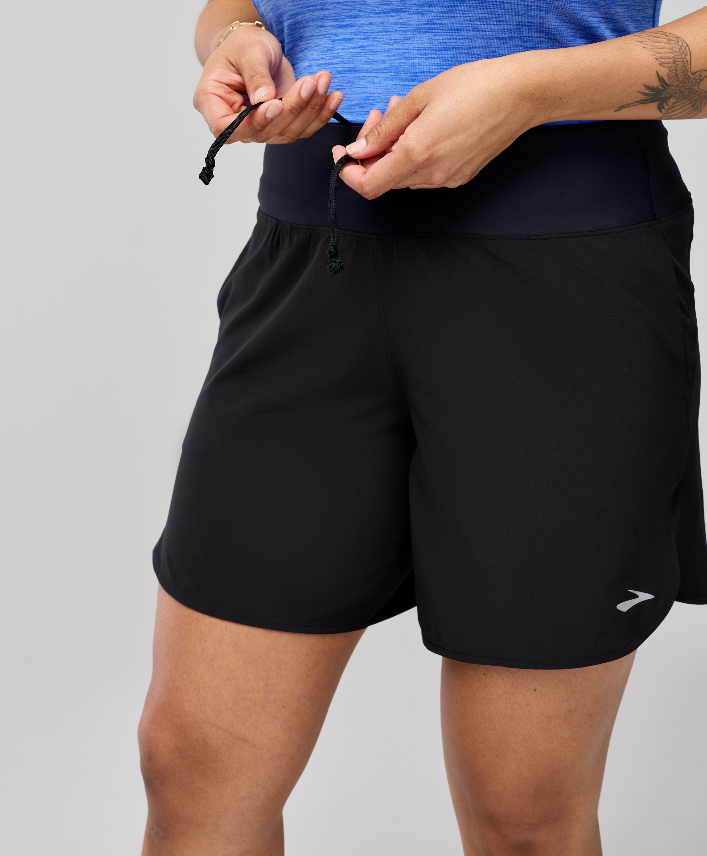 Women's Chaser 7 Short 2.0 Running Shorts - Black - Lightweight & Breathable for Workouts, Yoga, and Gym