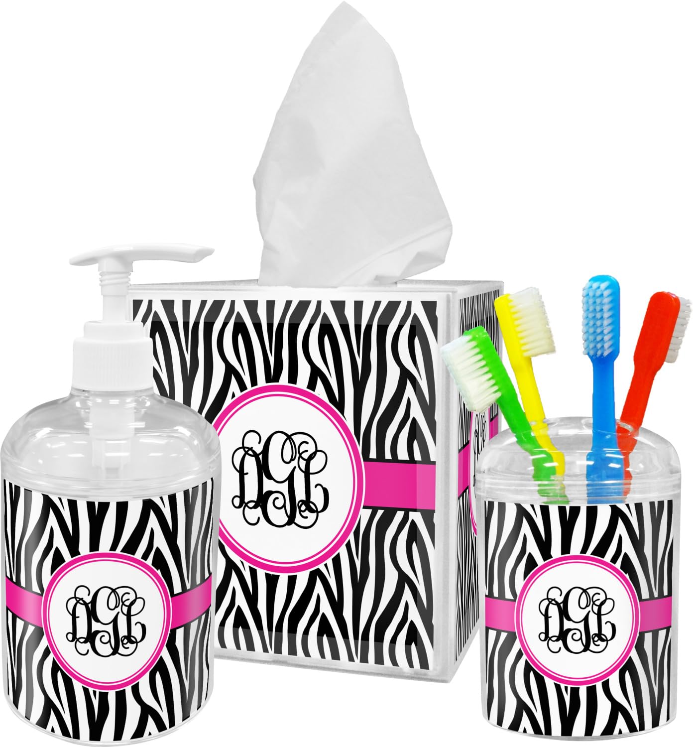 Custom Zebra Print Tissue Box Cover - Unique Home Decor for Bathroom, Living Room & Office - Personalized Tissue Holder for Stylish Spaces