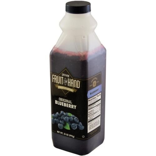 Organic Blueberry Pourable Fruit Puree - 35oz (6 Pack) | All-Natural, No Added Sugar | Perfect for Smoothies, Baking & Baby Food