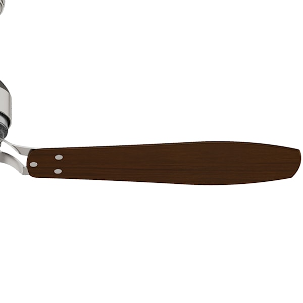 Casablanca Tribeca 60 Inch Ceiling Fan with Light - Brushed Nickel/Walnut Finish - Energy Efficient & Quiet - Perfect for Living Room, Bedroom, or Office
