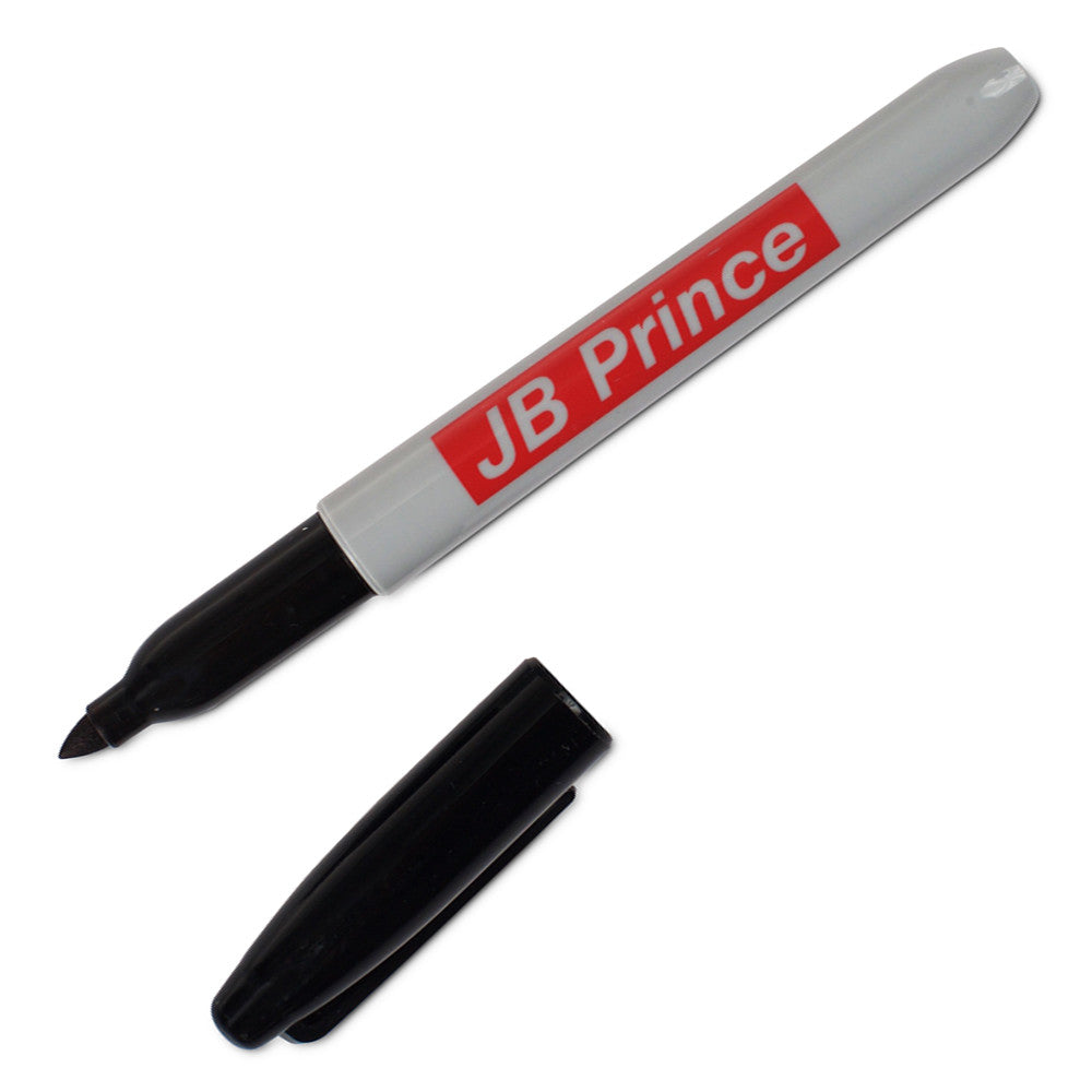 JB Prince Professional Black Sharpie Permanent Marker - Fine Point for Writing, Labeling & Art Projects - Ideal for Office, School & Crafting