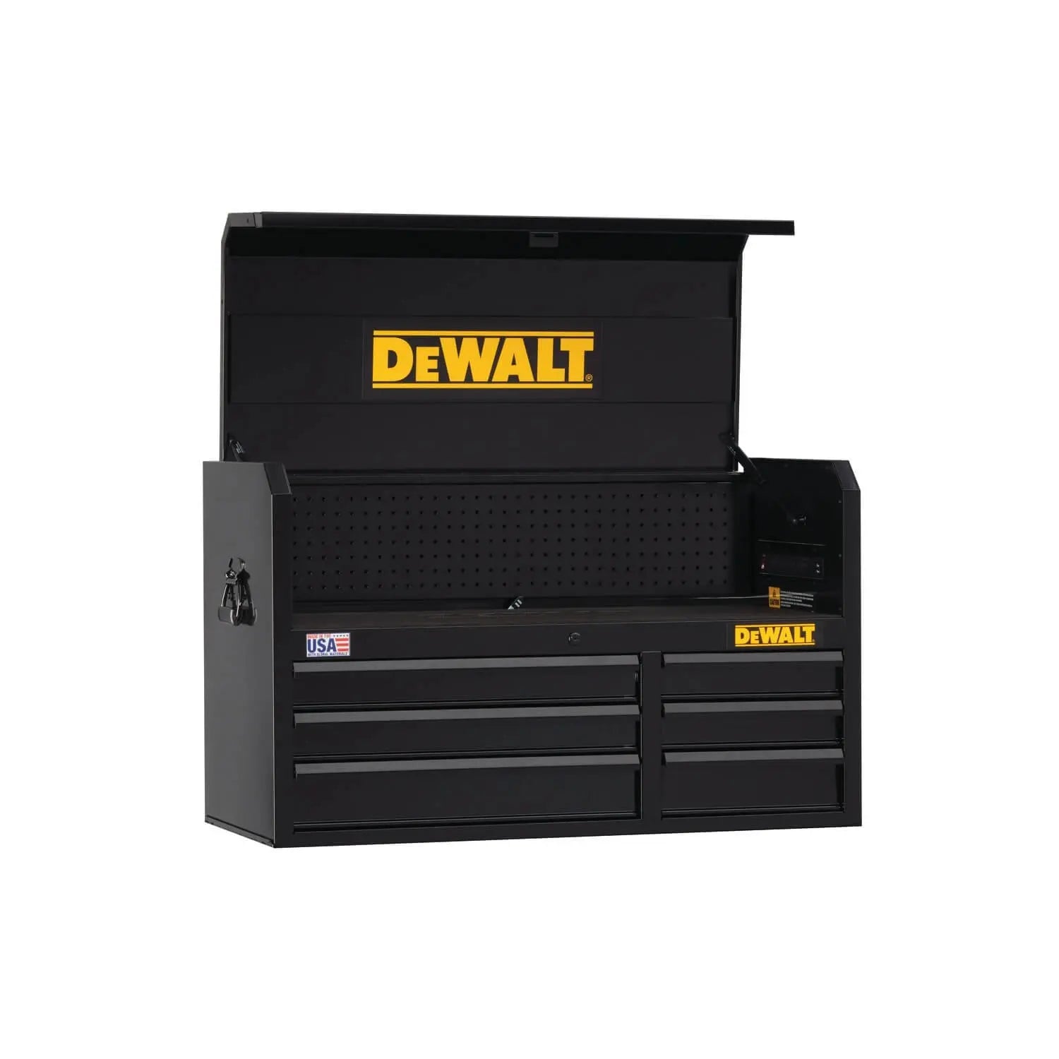 DEWALT DWST24062 700 Series 41-Inch 6-Drawer Open Tool Chest - Heavy-Duty Steel Construction for Professional Mechanics & DIY Garage Storage