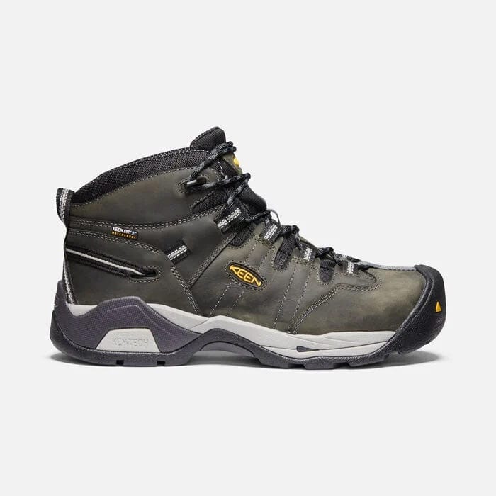 Detroit XT Steel Toe Mid Waterproof Work Boots for Men - Heavy Duty Safety Shoes for Construction, Hiking & Outdoor Work