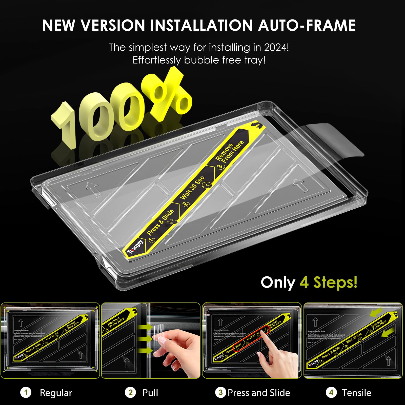 Premium Matte Tesla Screen Protector - Anti-Glare & Fingerprint for Model Y/3 | Driving Comfort