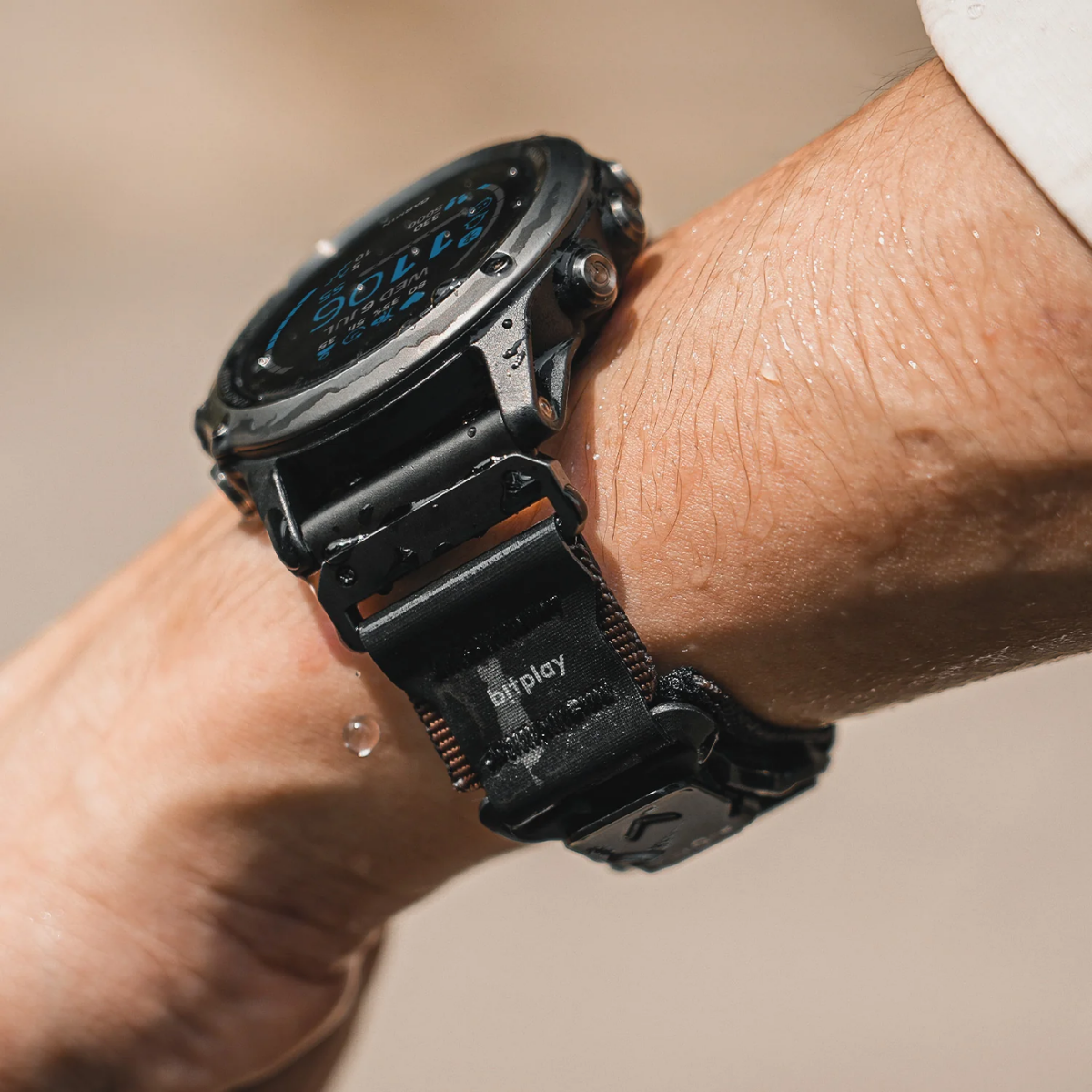 bitplay Fidlock® Magnetic Watch Band - Durable QuickFit Strap for Garmin Fenix/Forerunner - Perfect for Outdoor Sports, Hiking & Adventure Activities