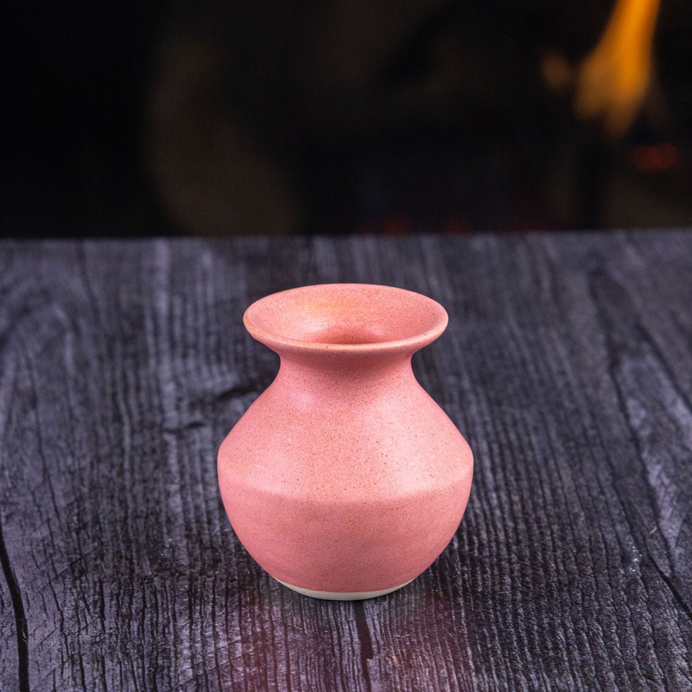 Miniature Tiny Stoneware Pot #577 - Handcrafted Ceramic Planter for Succulents, Herbs & Small Plants | Perfect for Home Decor, Office Desk & Gift Ideas