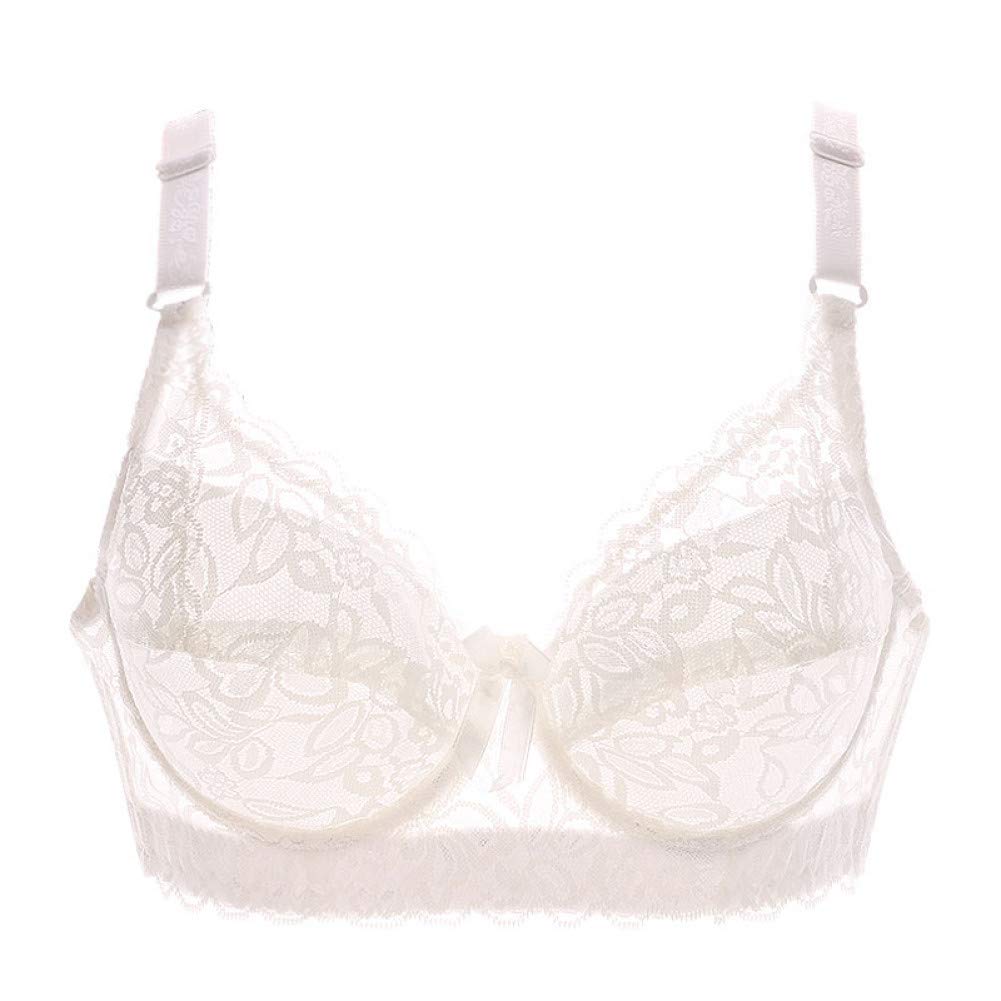 Plus Size Wireless Bras for Women - Comfortable Push Up Minimizer Lingerie with Lace Bralette Design, Big Cup Support - Perfect for Everyday Wear, Workouts & Special Occasions