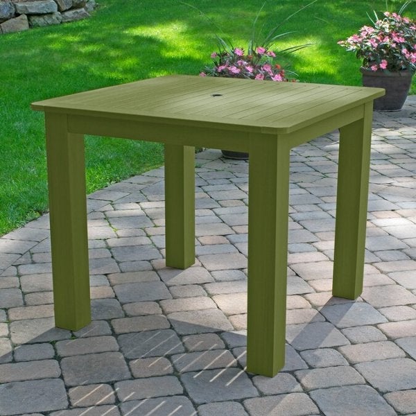 Lehigh 5-Piece Square Counter Height Outdoor Dining Set 42 x 42 - Perfect for Patio, Deck, Garden & Backyard Entertaining