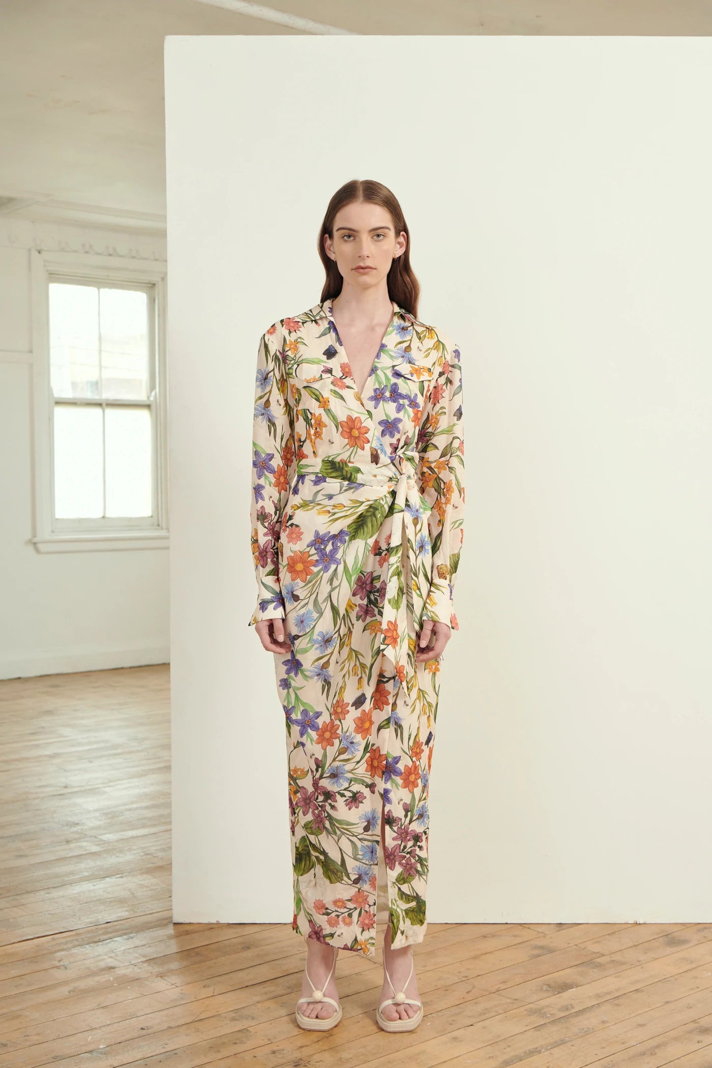 Devina Wrap Shirt Dress for Women - Stylish Casual & Office Wear - Perfect for Work, Date Night & Everyday Outfits