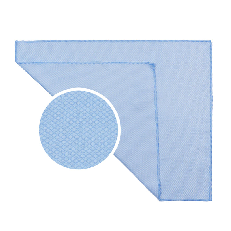 Premium Diamond Weave Microfiber Glass Cleaning Towels - 15x18 Inches, 260GSM Heavy Duty - Streak-Free for Windows, Mirrors & Screens - Pack of 6 - Perfect for Home, Office & Car Cleaning