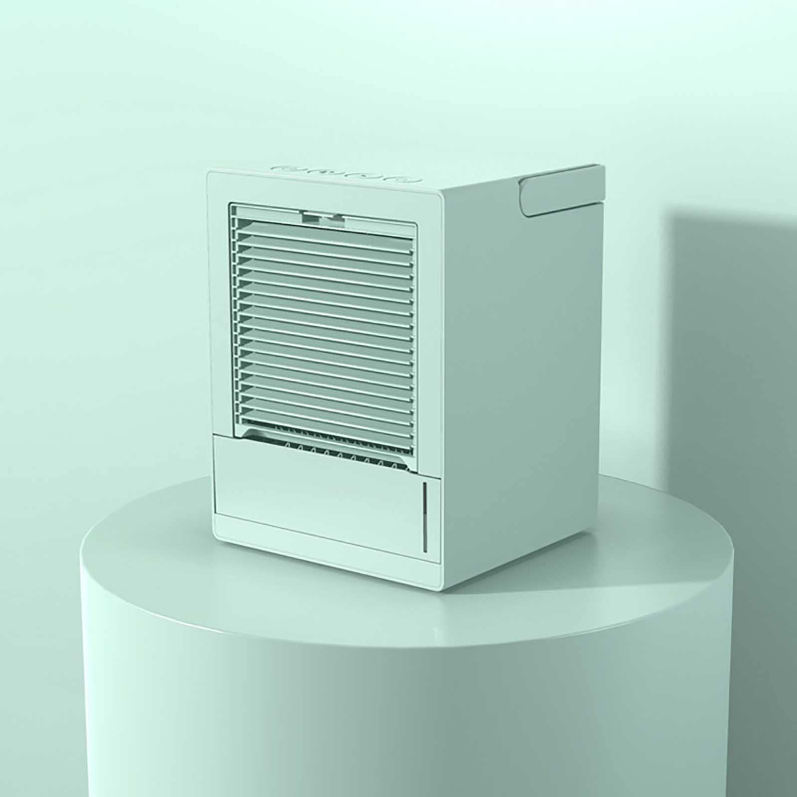 MAHWTF Portable Air Conditioner Fan - Mobile Cooling Fan with Humidifier & Misting Function for Bedroom, Home, Office (Green) | Perfect for Summer Cooling, Indoor Comfort & Personal Space