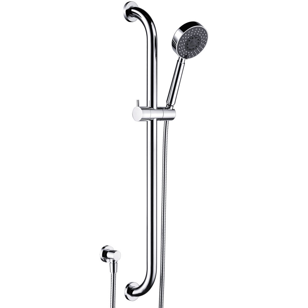 Fienza 444112 Stella Care Chrome Rail Shower - Modern Bathroom Shower System for Spa-Like Experience at Home, Perfect for Bathroom Renovation and Luxury Shower Upgrade