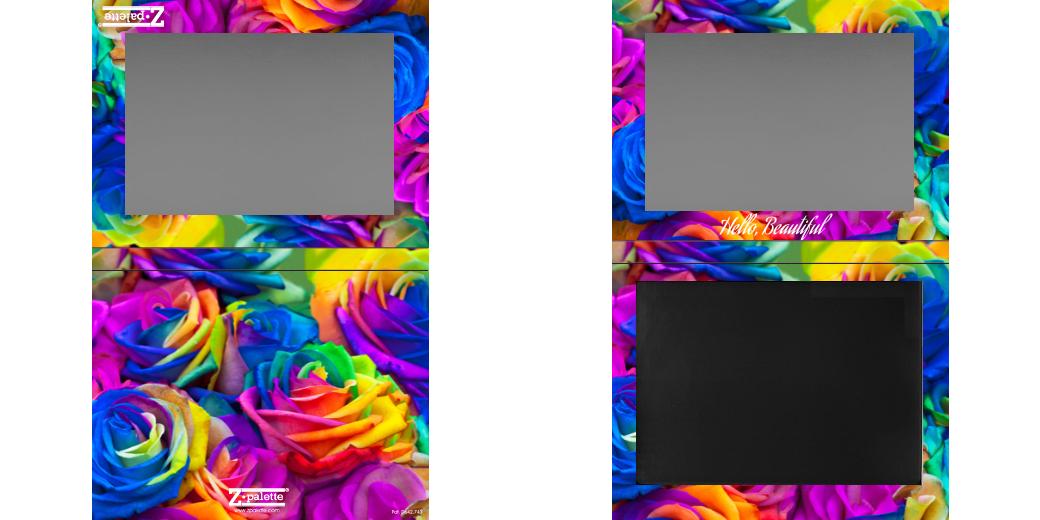 Custom Extra Large Z Palette - Magnetic Makeup Palette for Eyeshadows & Blush - Perfect for Travel, Professional Makeup Artists & Organizing Cosmetics