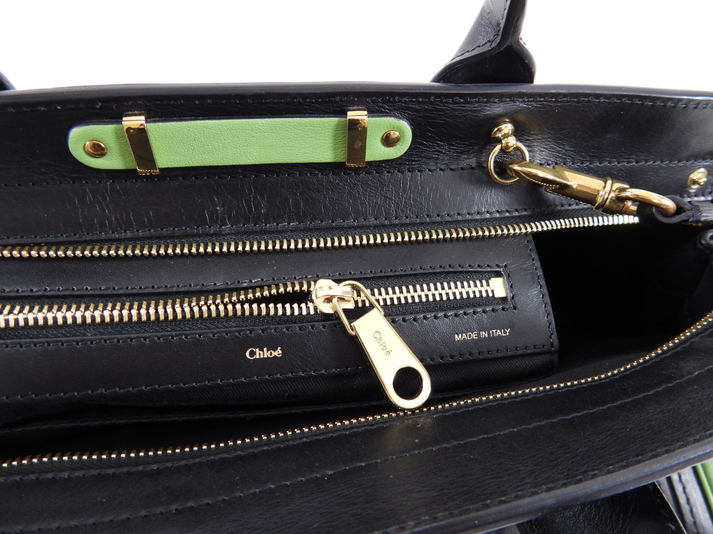 Chloe Alice Two-Way Satchel Handbag for Women in Mint Green & Black - Stylish Crossbody & Shoulder Bag for Work, Travel & Everyday Use
