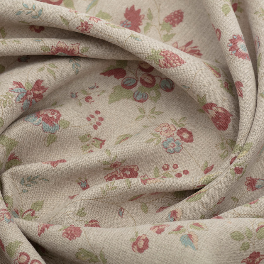 Premium Framboise Linen Fabric - 100% Natural & Breathable Material for Home Decor, DIY Crafts & Upholstery Projects | Perfect for Curtains, Table Runners & Throw Pillow Covers