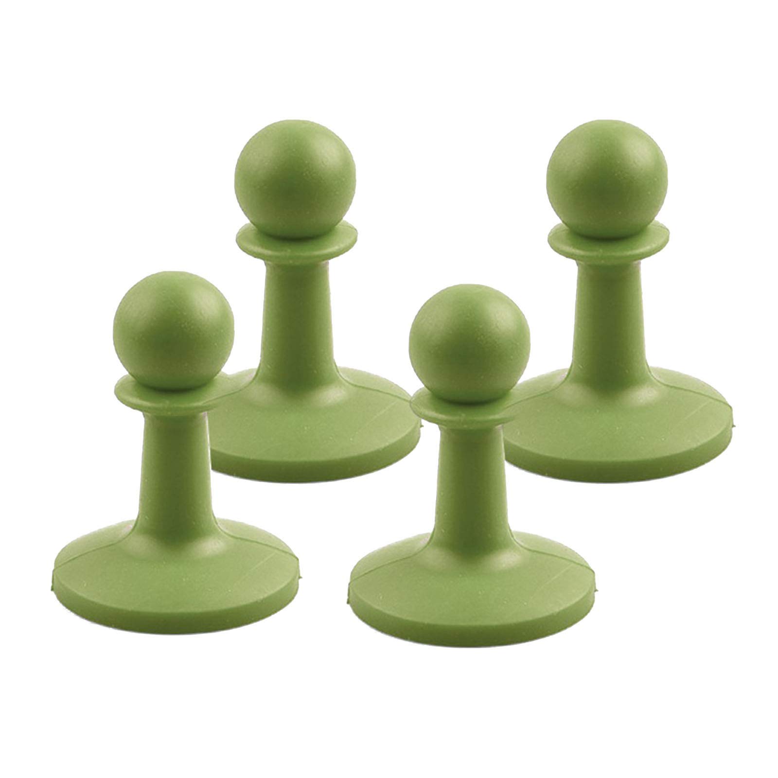 4pcs TPR Lightning-Protection Caps for Outdoor Camping Canopy Pillars - Waterproof & Durable Protective Covers for Camping, Hiking, and Backyard Parties